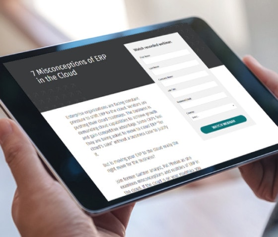 7 Misconceptions of ERP in the Cloud