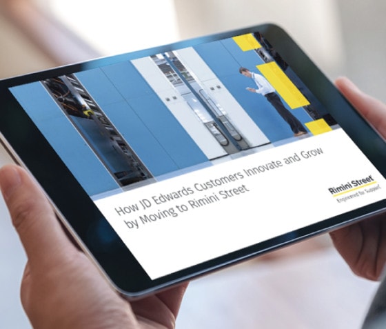 How JD Edwards Customers Innovate and Grow by Moving to Rimini Street