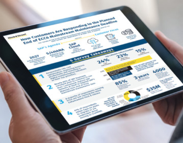 How Customers Are Responding to the Planned End of ECC6 Mainstream Maintenance Deadline