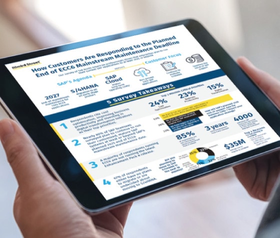 How Customers Are Responding to the Planned End of ECC6 Mainstream Maintenance Deadline