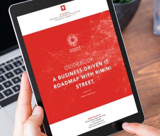 Nucleus Report: A Business-Driven IT Roadmap with Rimini Street