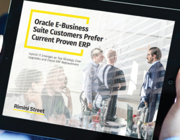 Oracle EBS Customers Prefer Current Proven ERP