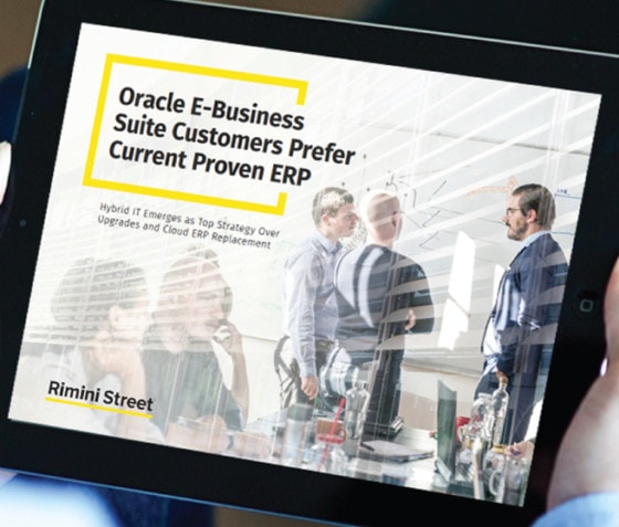 Oracle EBS Customers Prefer Current Proven ERP