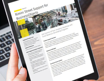 Rimini Street Support for BusinessObjects