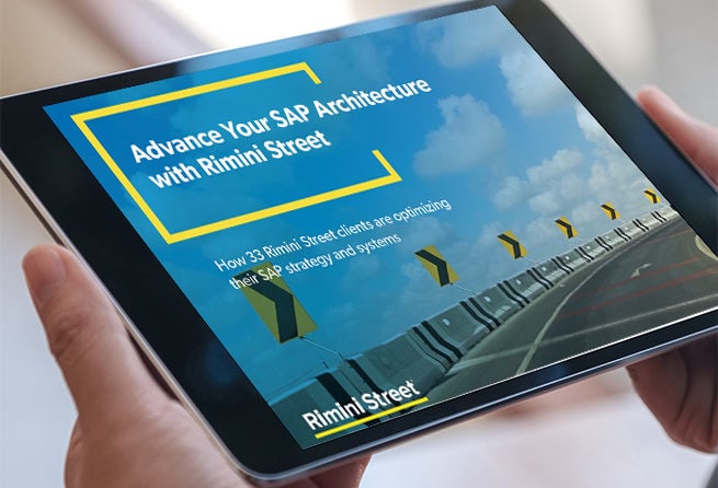 Faites évoluer votre architecture SAP avec Rimini Street