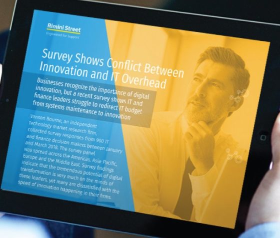 Survey Shows Conflict Between Innovation and IT Overhead