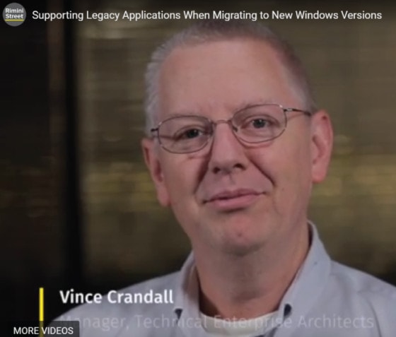 Supporting Legacy Applications When Migrating to New Windows Versions
