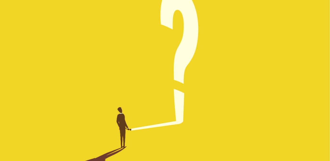 yellow question mark man