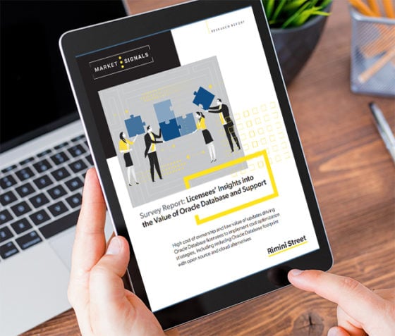 Survey Report: Licensees’ Insights into the Value of Oracle Database and Support