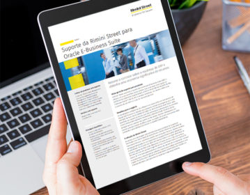Suporte da Rimini Street para Oracle E-Business Suite