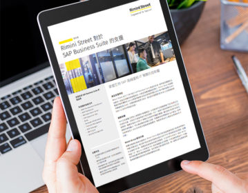 Rimini Street 對於 SAP Business Suite 的支援