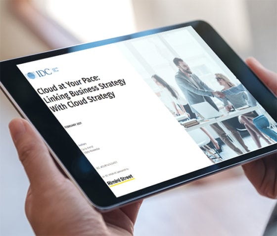 IDC-Infobrief für Europa: Cloud in Ihrem Tempo: Geschäftsstrategie und Cloud-Strategie verknüpfen