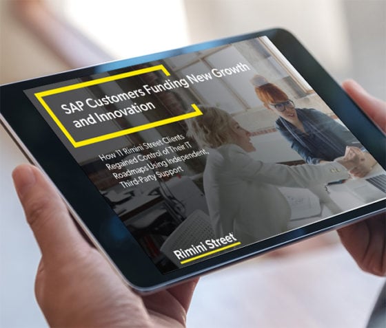 SAP Customers Funding New Growth and Innovation