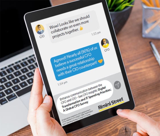 Strong CFO-CIO Partnerships Benefit Enterprise Digital Transformation