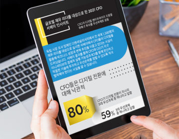 Infographic in a tablet