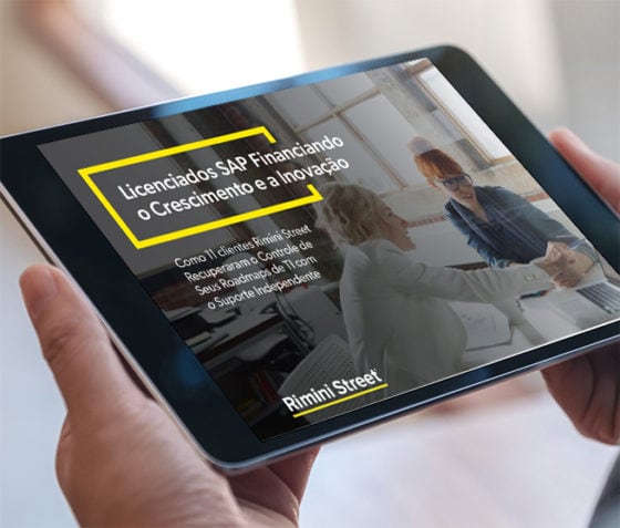 Licenciados SAP financiando o crescimento e a inovação