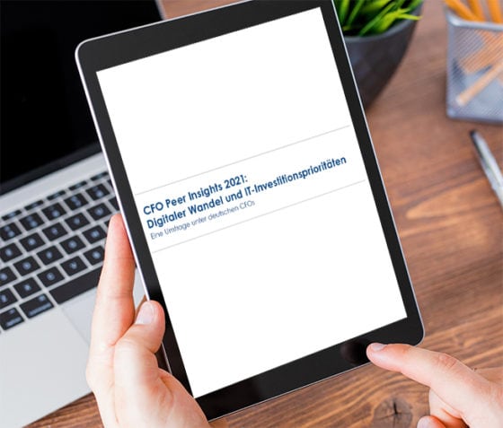 CFO Peer Insights 2021: Digitaler Wandel und IT-Investitionsprioritäten