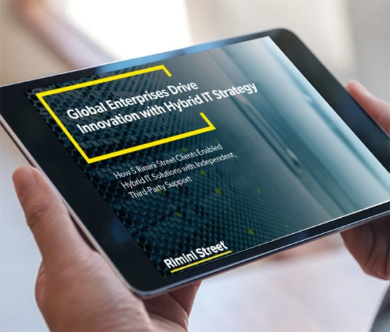 Global Enterprises Drive Innovation with Hybrid IT Strategy
