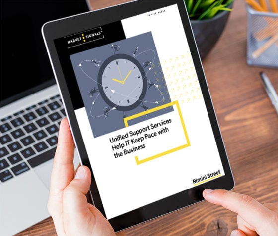 Unified Support Services Help IT Keep Pace with the Business