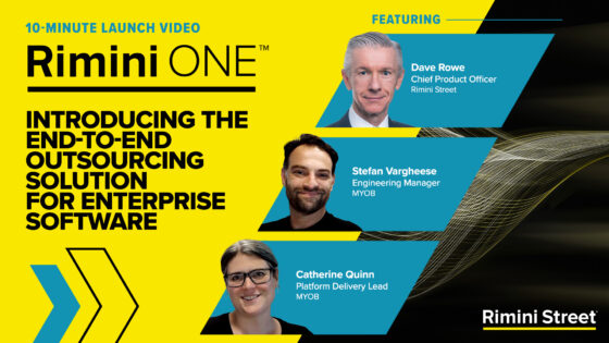 Rimini One introducing end-to-end outsourcing solution for enterprise software.