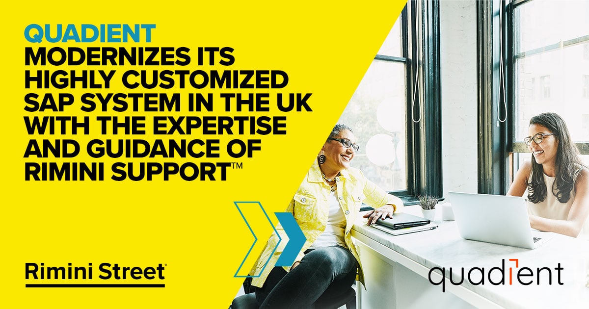 Quadient Case Study & Client Story Rimini Street