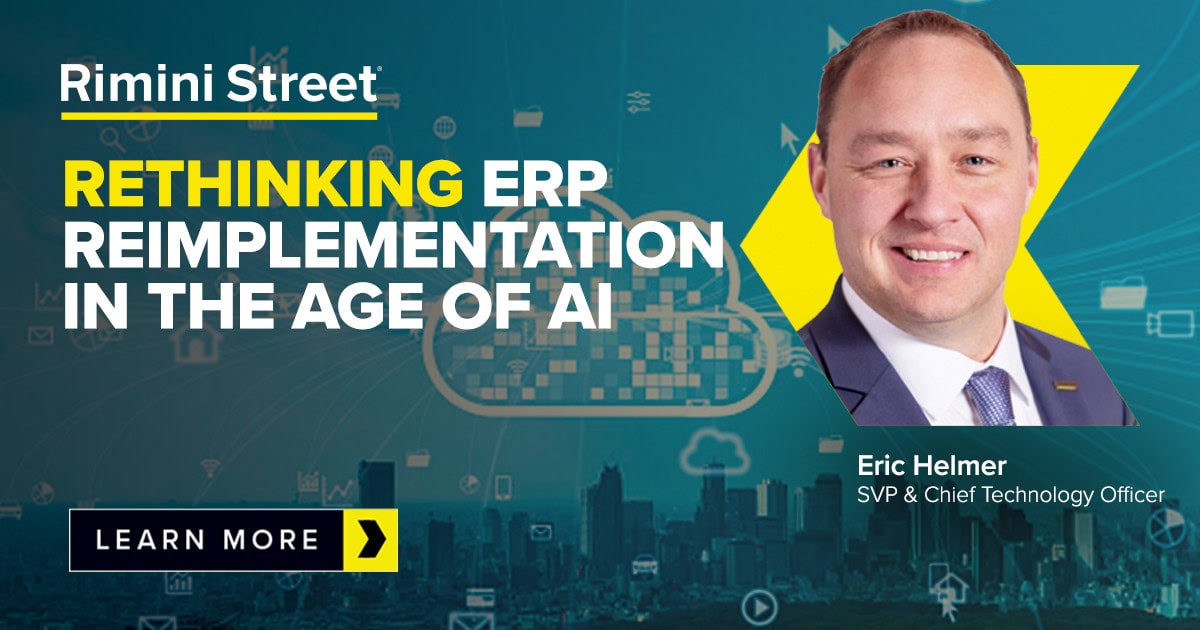 Rethink ERP Reimplementation in the Age of AI | Rimini Street