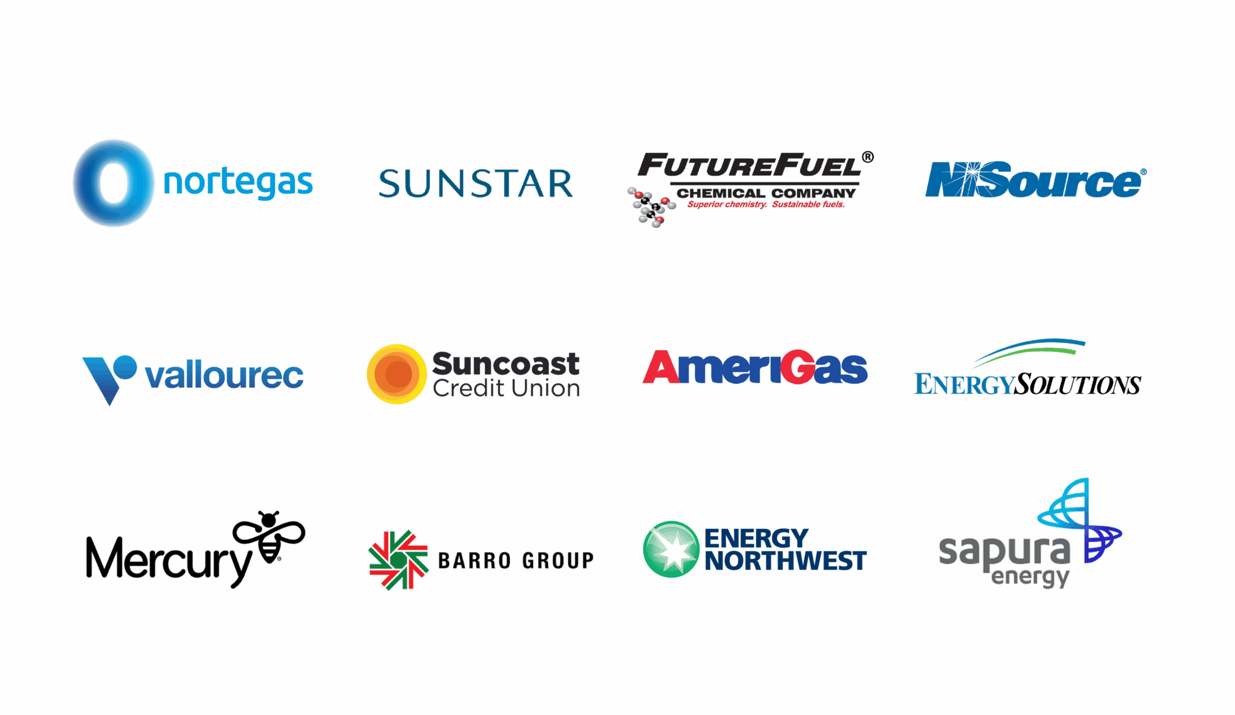 Image of Rimini Street energy, utilities and resources industry client logos