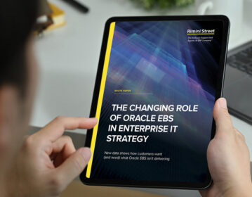 엔터프라이즈 IT에서 Oracle EBS의 역할 변화