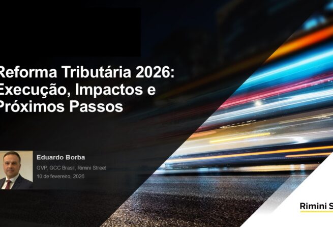 Street Wise<br>Webinar Reforma Tributária 2026: Execução, Impactos e Próximos Passos