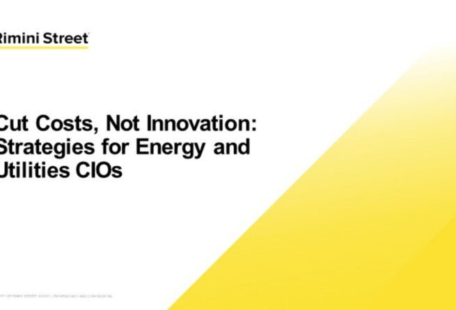 Cut Costs, Not Innovation: Strategies for Energy & Utilities CIOs 