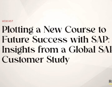 Plotting a New Course to Future Success with SAP